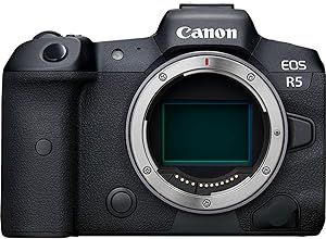 Canon EOS R5 Full-Frame Mirrorless Camera - 8K Video, 45 Megapixel Full-Frame CMOS Sensor, DIGIC ... | Amazon (US)