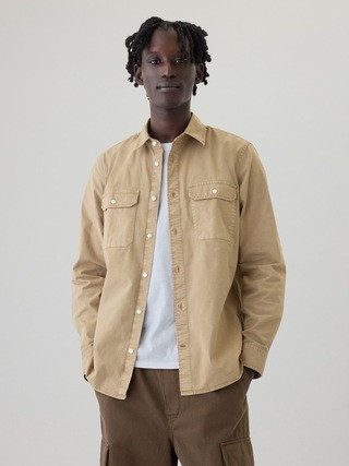 Twill Utility Shirt | Gap (US)