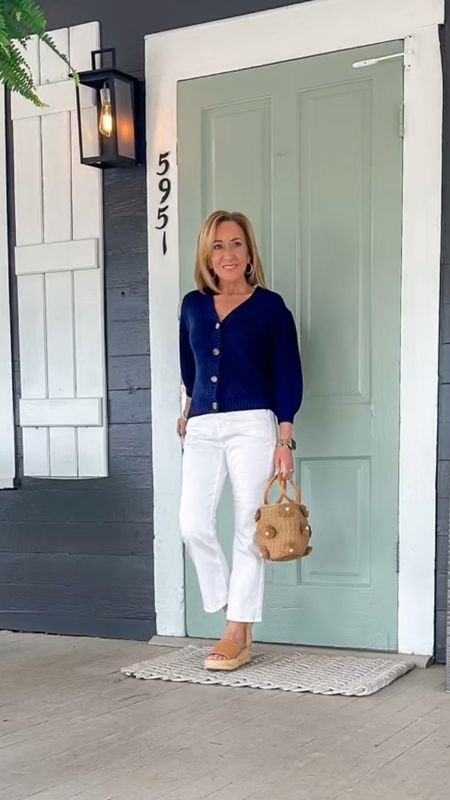 Are you a fan of kick cropped  jeans & pants? I am🤍! 

This fun pair is on sale right now. They have a high rise & run small so sized up one size. They are cut very slim through the thigh. 

#LTKover40 #LTKVideo #LTKstyletip