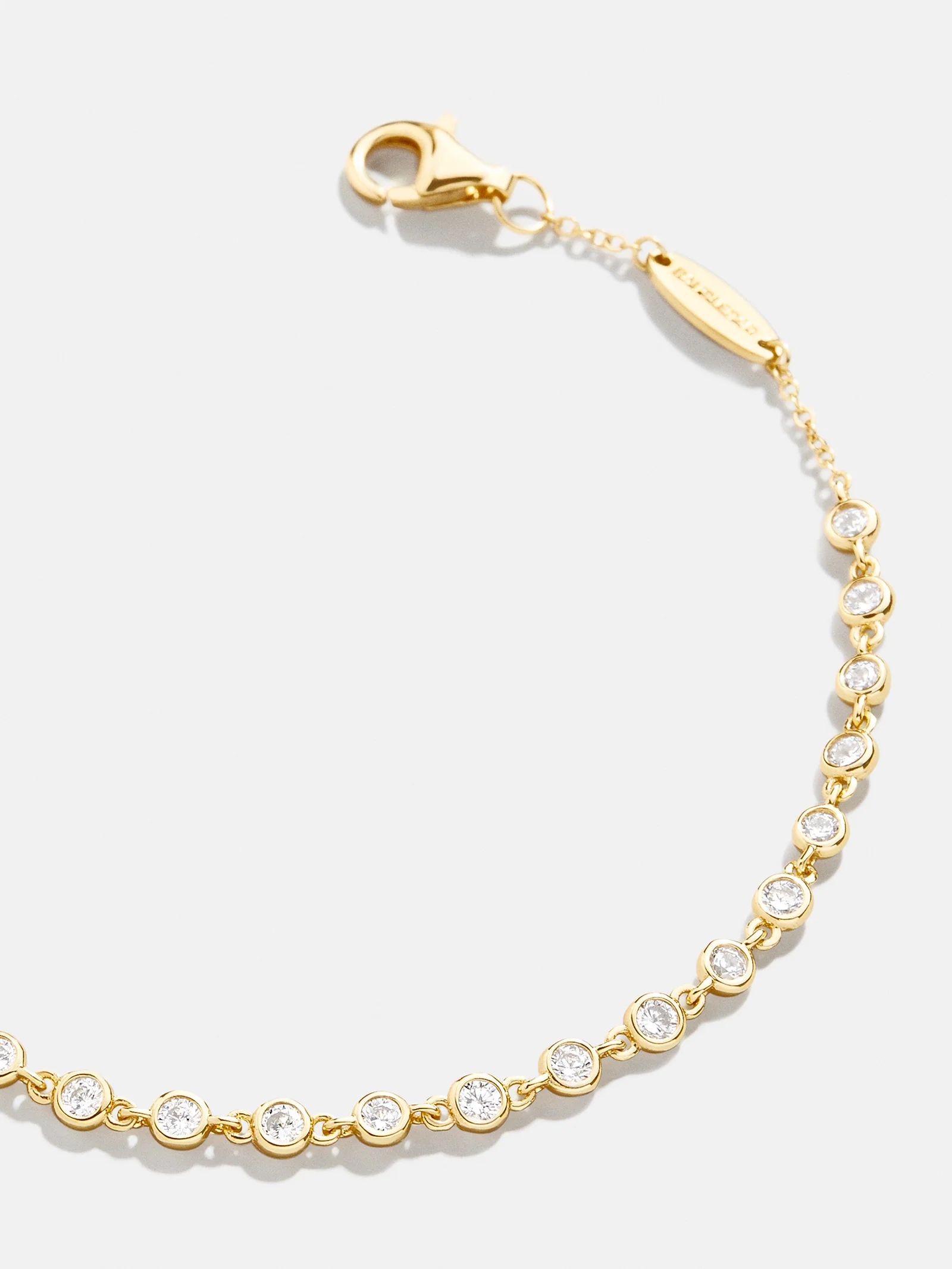 Yesenia 18K Gold Bracelet - Abundance Bezel Stones | BaubleBar (US)