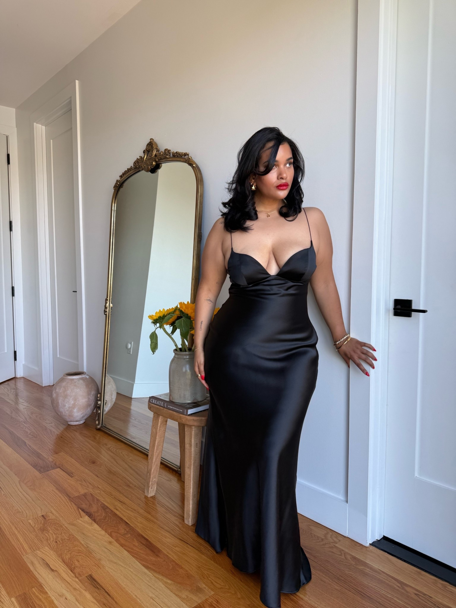 The satin dress of my dreams 🖤