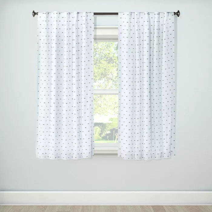 Clipped Dot Curtain Panel - Pillowfort™ | Target