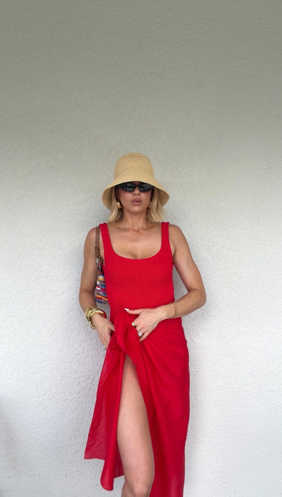 Today’s OOTD by the resort pool while I overpay for cocktails and fried chicken tenders. Bathing suit is one size spits all. Sarang is sold out, but I will link it right away when they restock it. ￼

#LTKTravel #LTKootd #LTKSwim