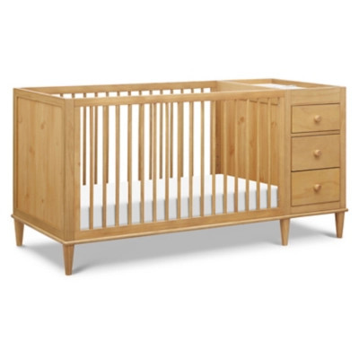 DaVinci Marley 3-in-1 Crib and Changer Combo, Honey | Ashley Homestore