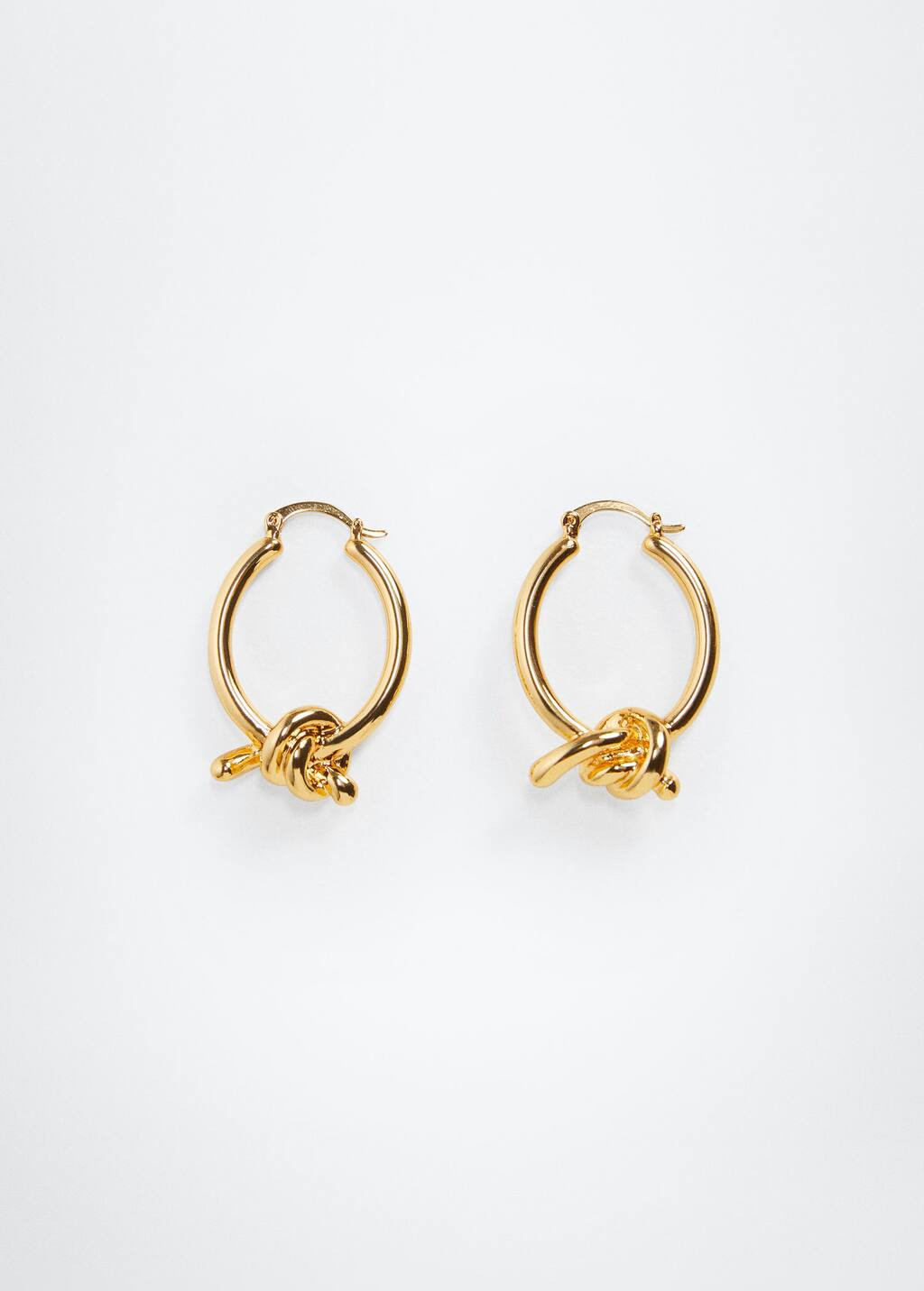 Intertwined hoop earrings | MANGO (UK)