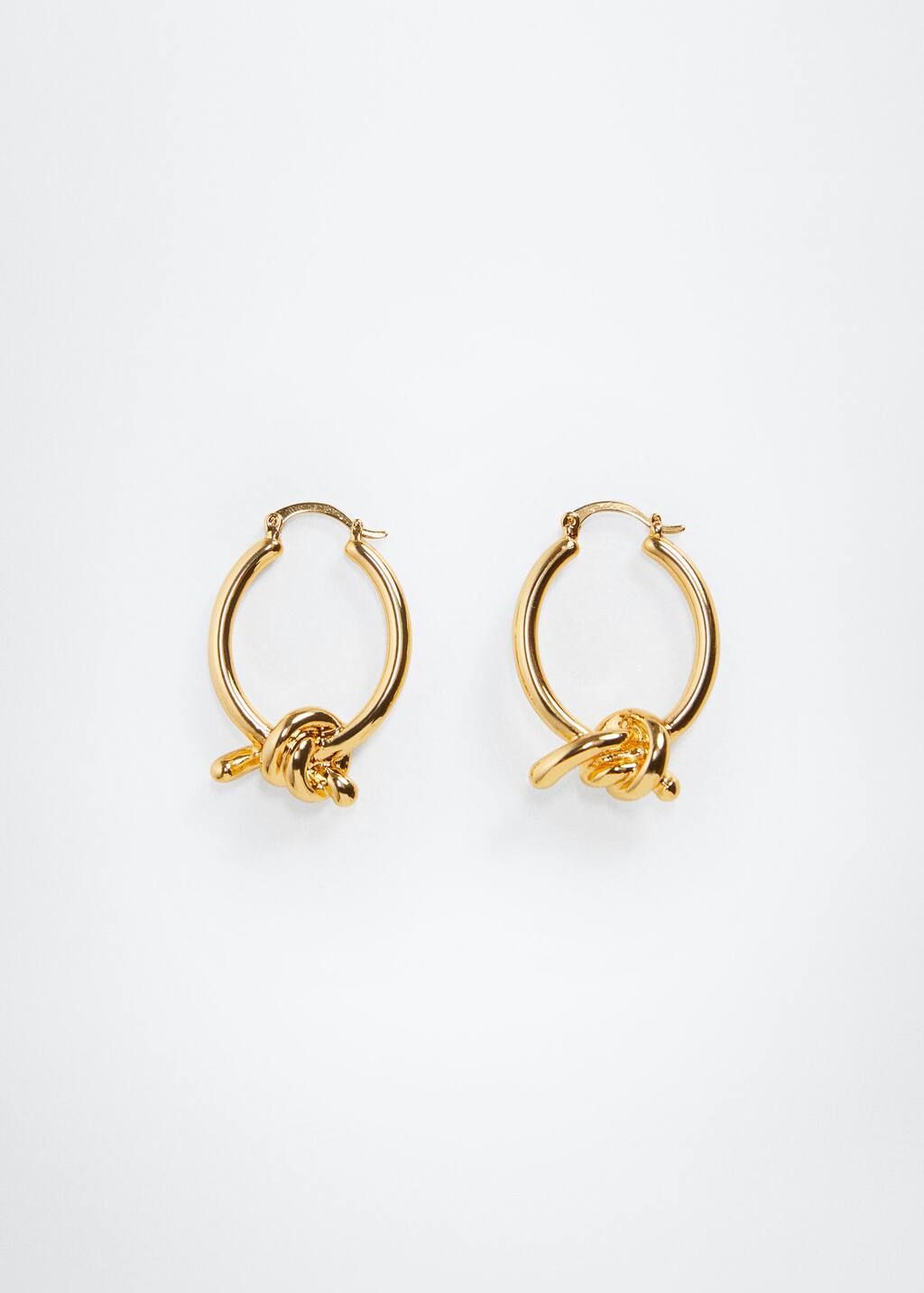 Intertwined hoop earrings | MANGO (UK)
