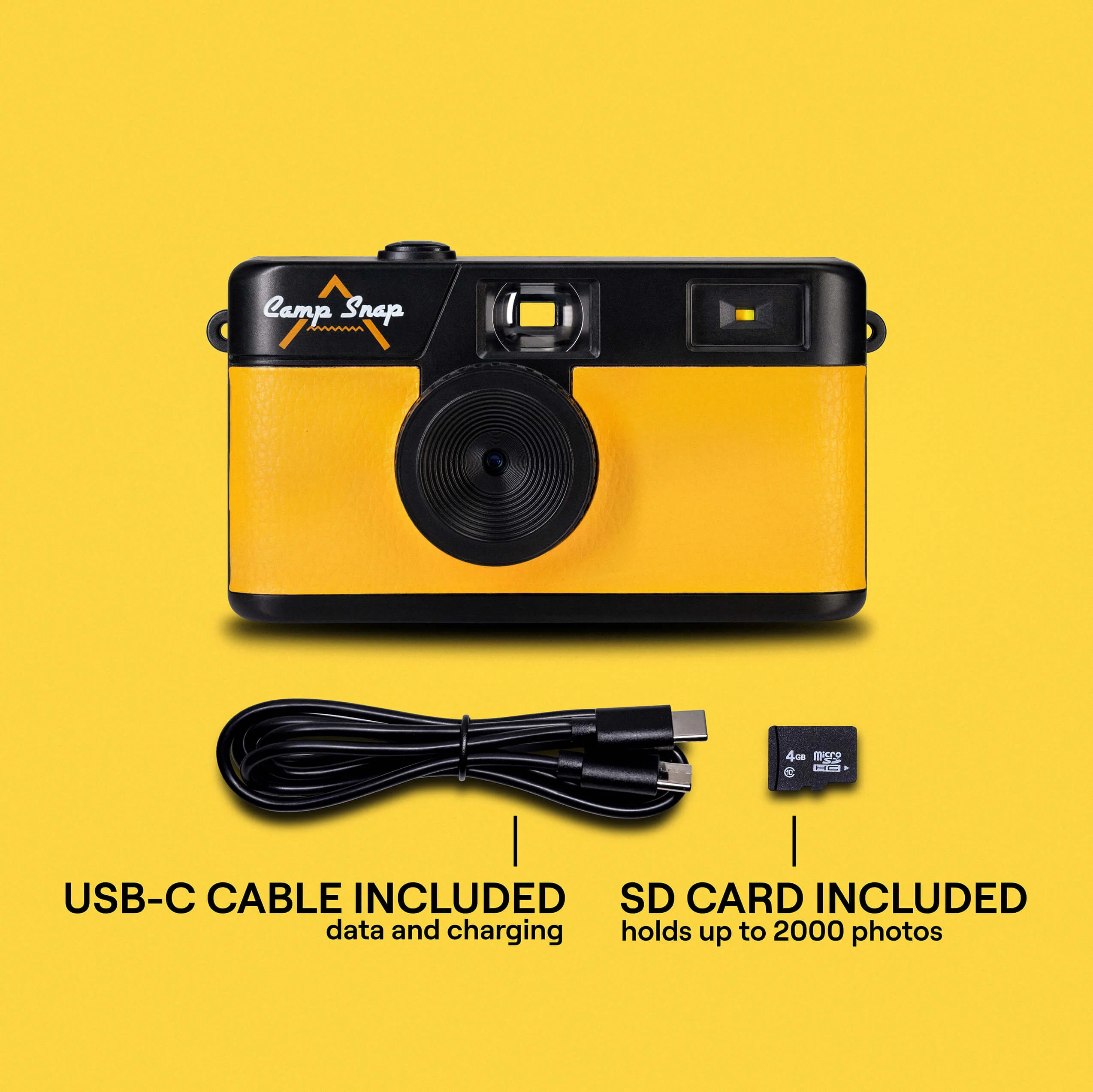 Vintage Screen Free Point and Shoot Digital Camera | Camp Snap | Camp Snap