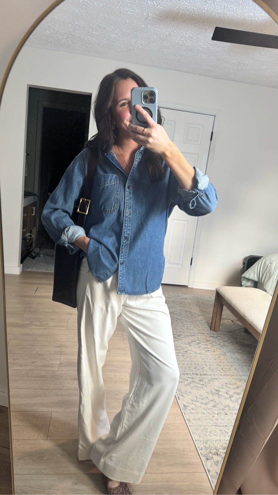 Quick dinner outfit check! Love both of these pieces from @Target and they’ll be so fun to style lots of ways in the spring 
5’8
M tall pants
M top

#LTKTall #LTKSeasonal #LTKootd