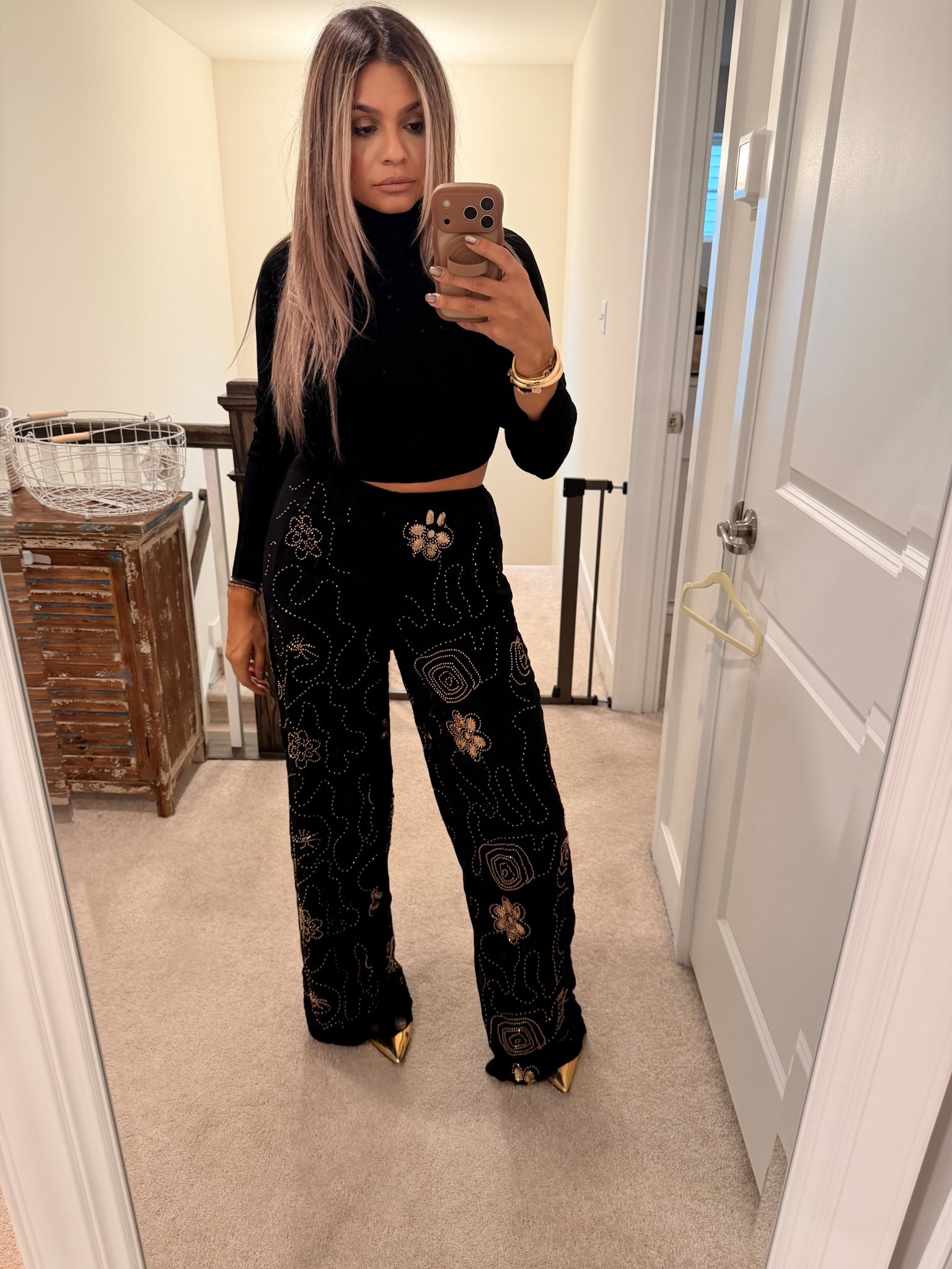 Beaded pants for the win! Come in other colors as well!

#LTKSeasonal #LTKWorkwear #LTKStyleTip
