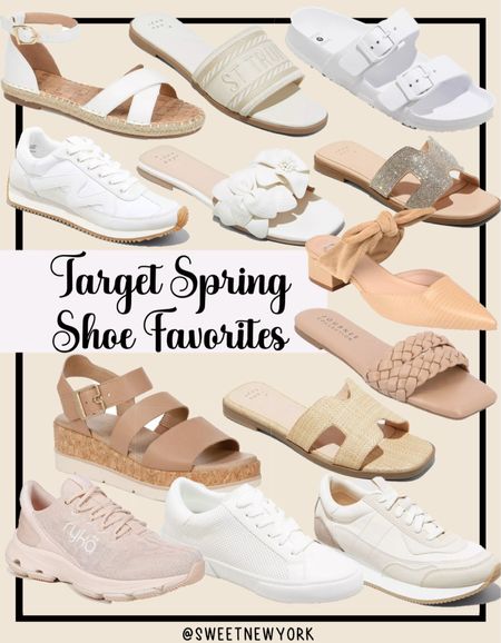 Spring sandals and sneakers from target 🎯 

#LTKfindsunder50 #LTKshoecrush #LTKSeasonal