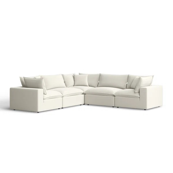 Ellaria 5 - Piece Upholstered Sectional | Wayfair North America