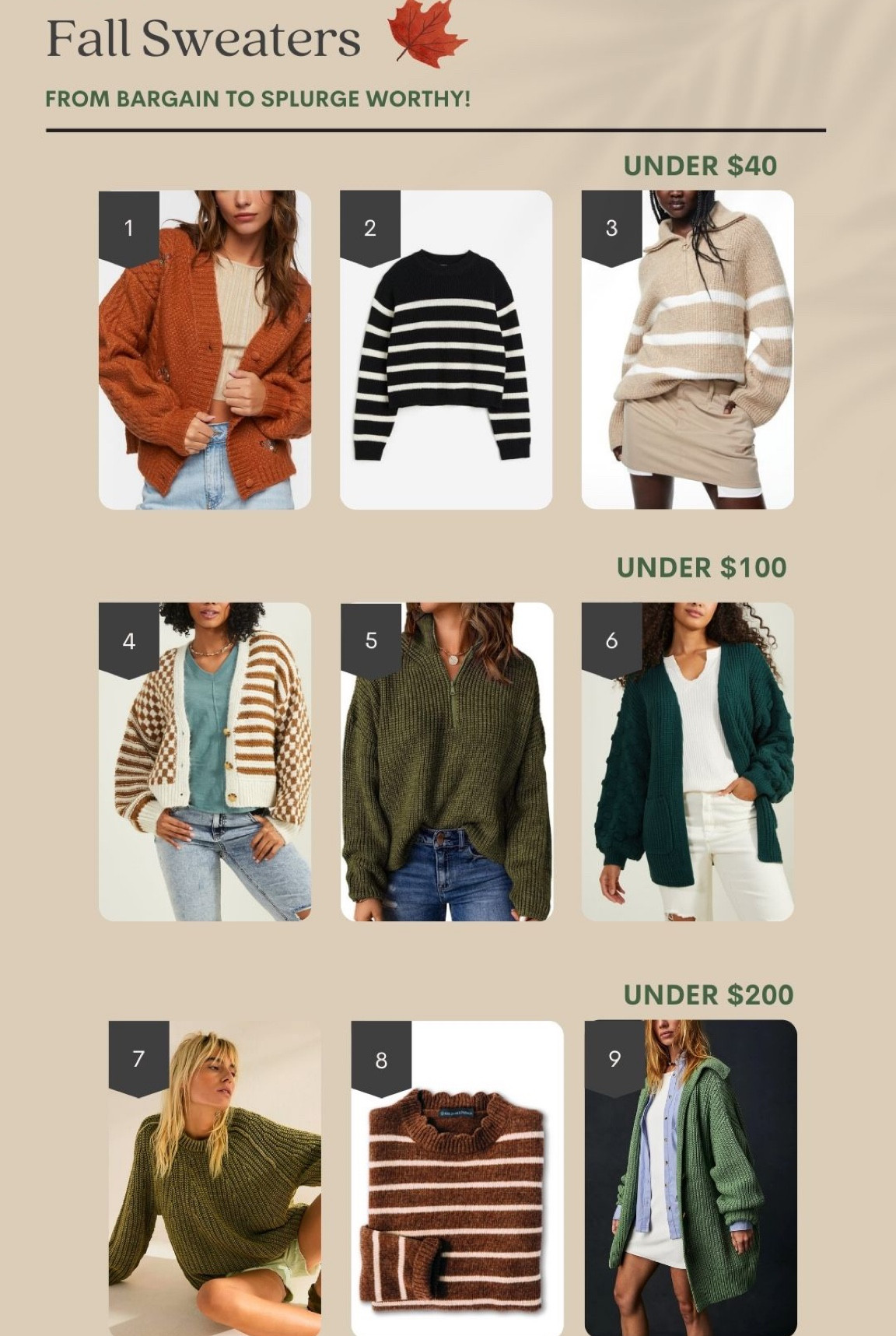 Cozy Fall Sweaters for Fall 2023, from bargain to splurge worthy! 

#LTKfindsunder100 #LTKSeasonal #LTKstyletip