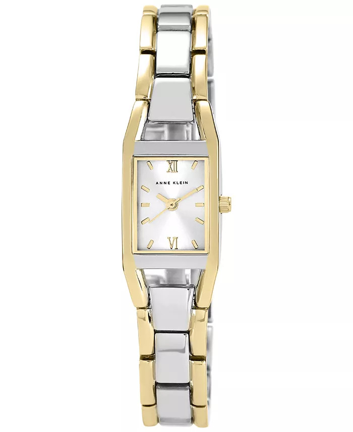 Women's Two Tone Bracelet Watch 10-6419SVTT | Macy's