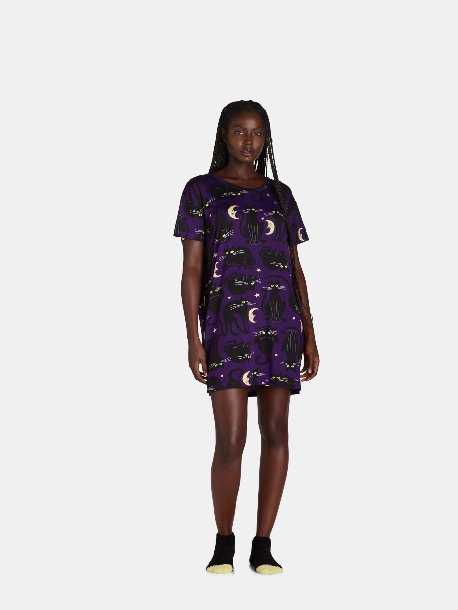 Way to Celebrate Women's Cats Sleepshirt Top | Walmart (US)