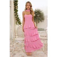 Sunset Reverie Strapless Maxi Dress Pink | Hello Molly (US)