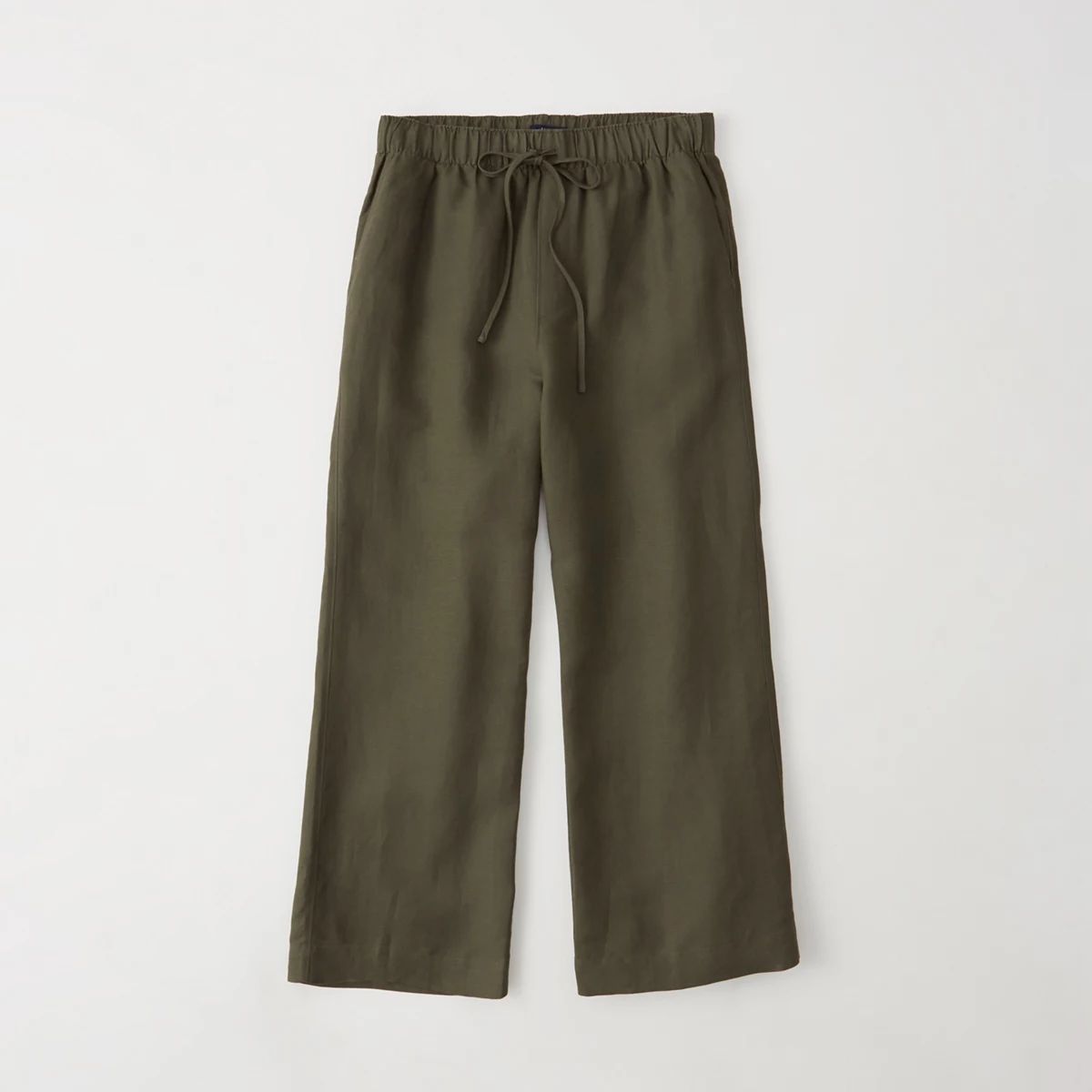 Cropped Wide Leg Pants | Abercrombie & Fitch US & UK