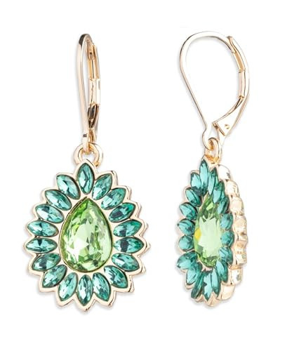Emily in Paris Gold-Tone Color Crystal Drop Earrings | Amazon (US)