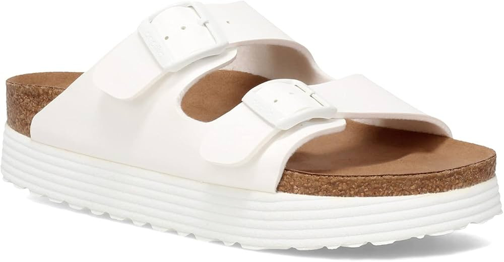 Birkenstock womens Arizona Pl V- White Bf NArizona Pl V- White Bf N | Amazon (US)