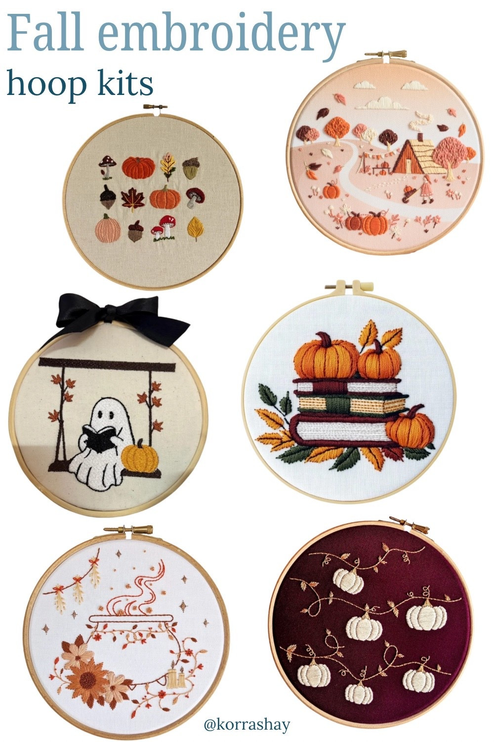 Fall embroidery hoop kits!!!

#LTKFallSale #LTKHome #LTKSeasonal