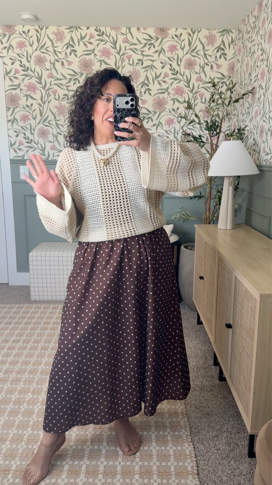 Smocked summer dress from Amazon! Wearing size large paired with crochet sweater from Target size large! 



#LTKMidsize #LTKmomlife #LTKootd