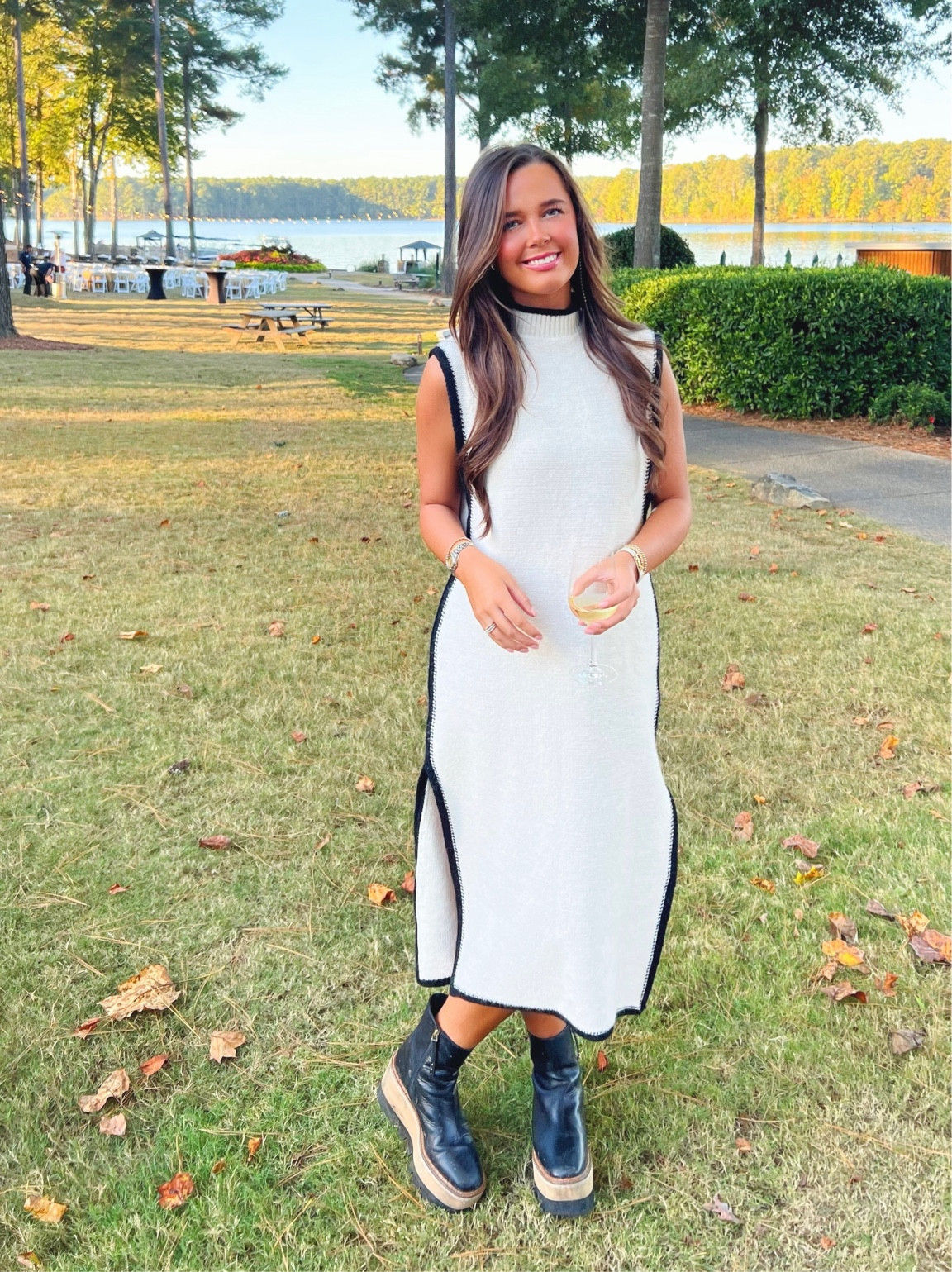 The dress everyone has messaged me about! Unfortunately it’s not available any more on Zara, but I will include the name below. I’m wearing the XS/S and it fits perfect. 

Zara Tunic with Contrasting Piping Ref 5802/152 
 

#LTKstyletip #LTKHoliday #LTKSeasonal