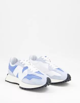 New Balance 327 trainers in blue and white | ASOS (Global)
