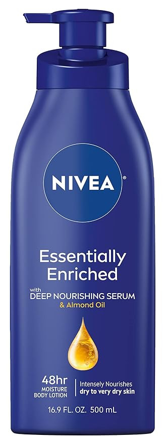 NIVEA Essentially Enriched Body Lotion for Dry Skin, 48-Hour Moisturizing Lotion with Deep Nouris... | Amazon (US)