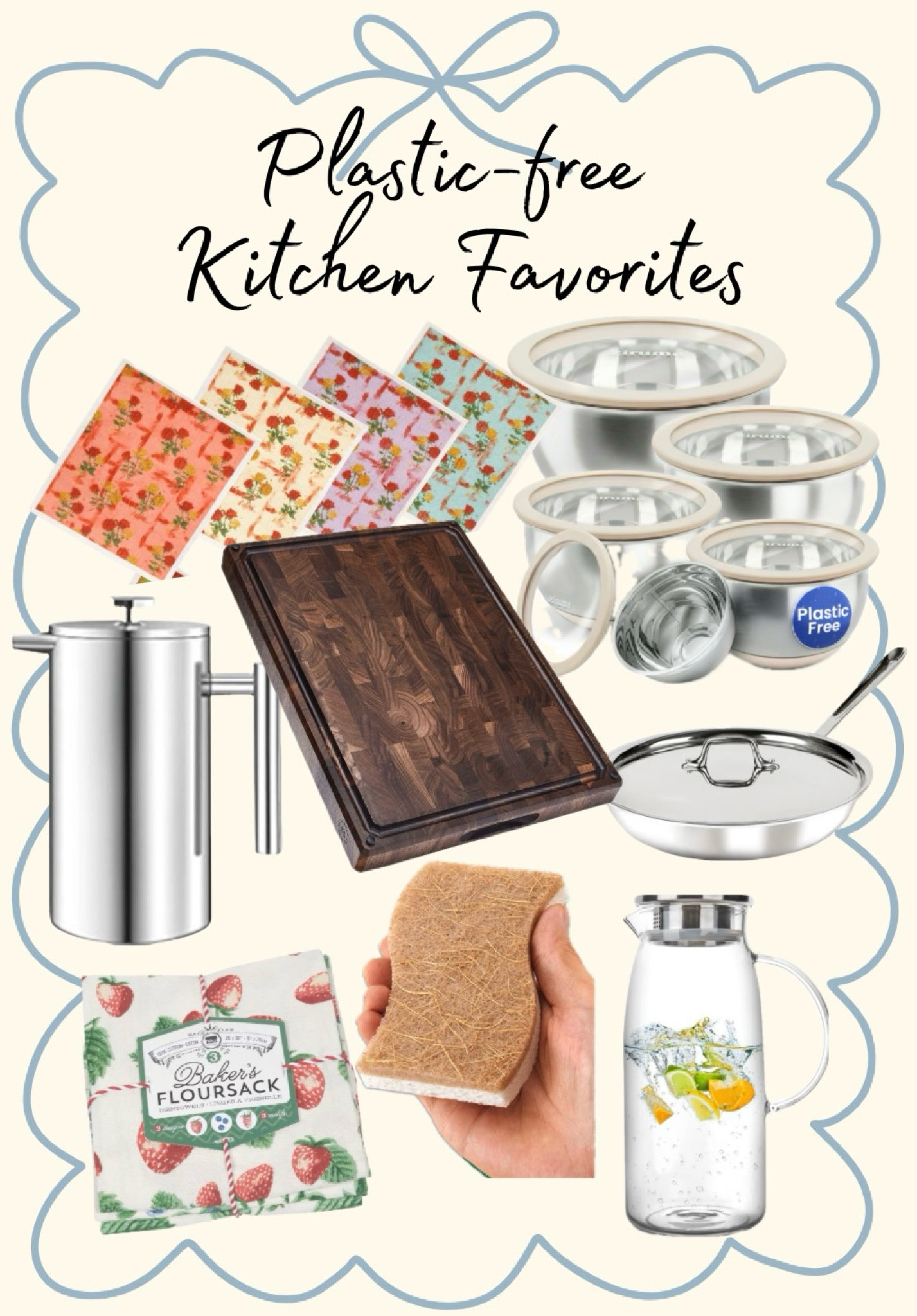 Some of my favorite plastic free kitchen finds! 

#kitchenfinds #kitchenaccessories #plasticfree #noplastic #nontoxic 

#LTKmomlife #LTKHome #LTKfoodie