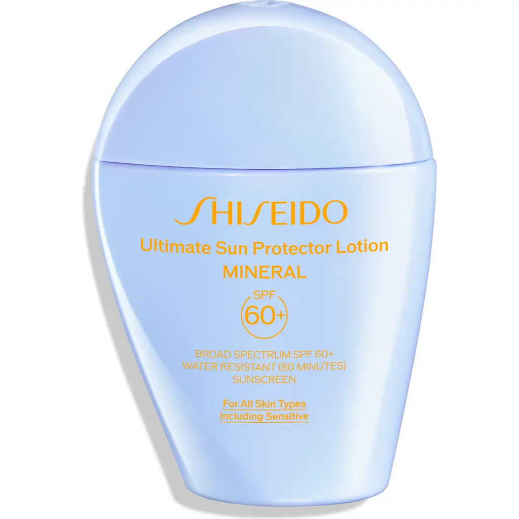 Shiseido Ultimate Sun Protector Lotion Mineral SPF 60+ in None at Nordstrom, Size 1.69 Oz | Nordstrom
