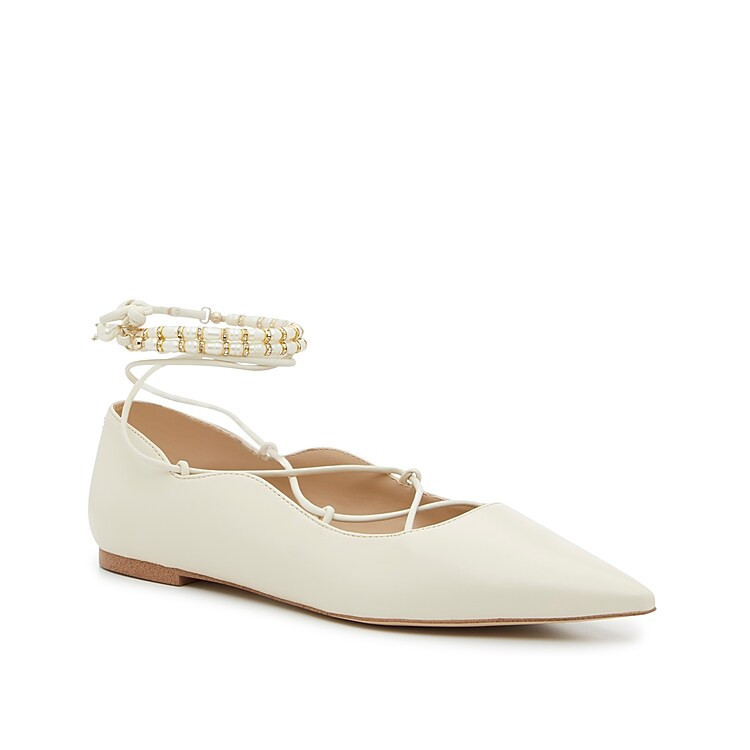 Sam Edelman Winslet Flat | Women's | White | Size 9.5 | Flats | DSW
