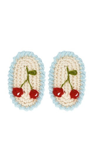 Wild Wawa Crochet Clip Set in Baby Blue. | Revolve Clothing (Global)