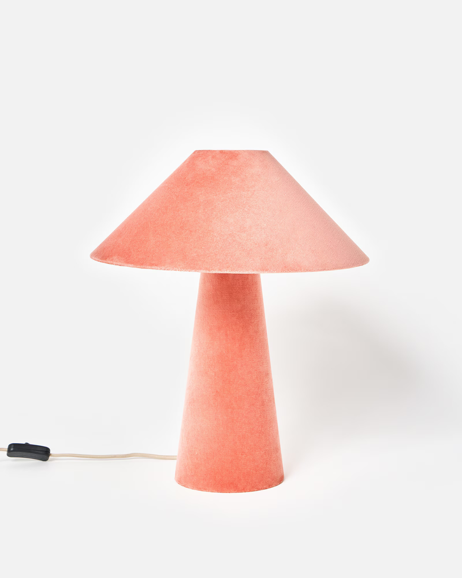 Velluto Coral Velvet Desk & Table Lamp | Oliver Bonas (Global)