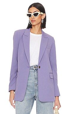 1. STATE Single Button Relaxed Blazer in Twilight Purple from Revolve.com | Revolve Clothing (Global)