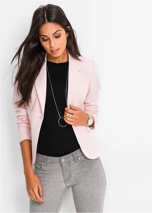 Korte blazer parelroze | Bonprix NL (Influencer)