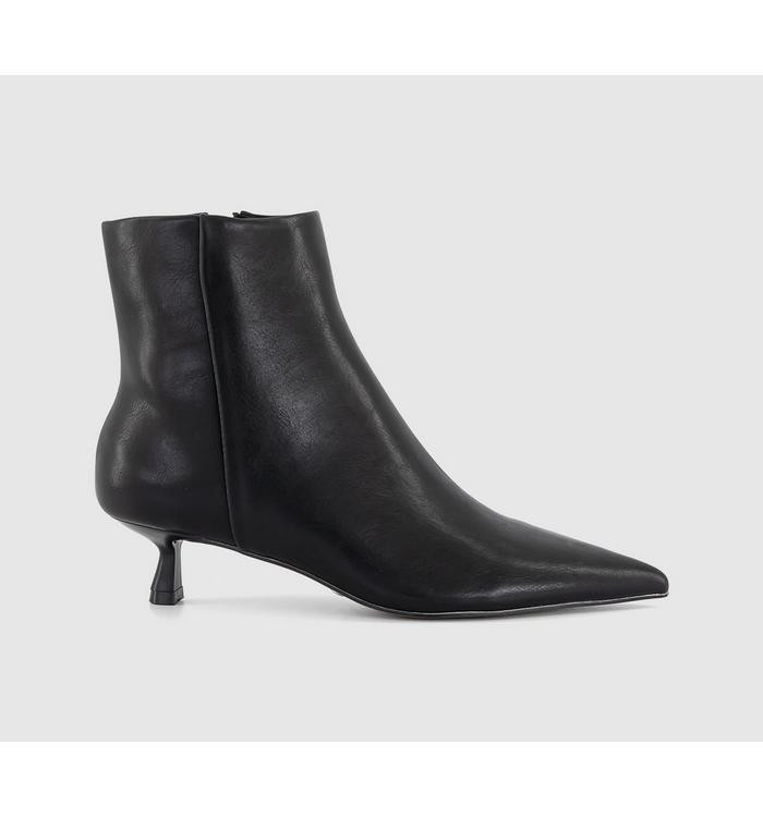 Alessia Kitten Heel Ankle Boots | Office Shoes (UK)