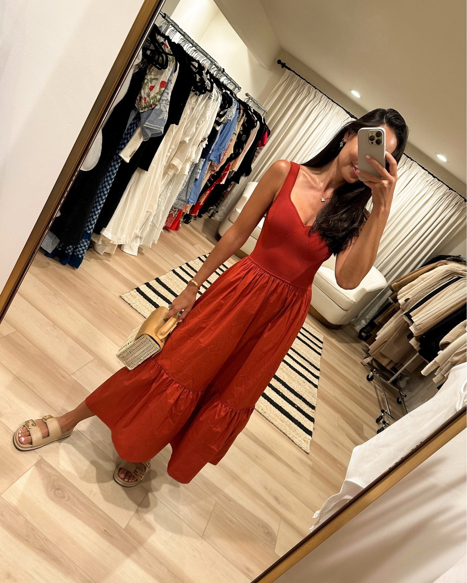 Fall dress on sale! Burgundy, burnt orange dress, fall outfit. 

#LTKParties #LTKSaleAlert #LTKSeasonal