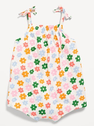 Tie-Bow One-Piece Romper for Baby | Old Navy (US)