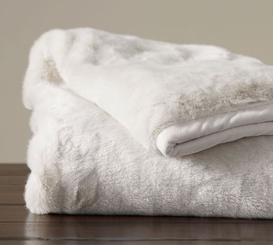 Faux Fur Alpaca Throws | Pottery Barn (US)