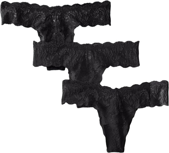Cosabella Women's Never Say Never Cutie 3 Pack Low Rise Thongs | Amazon (US)