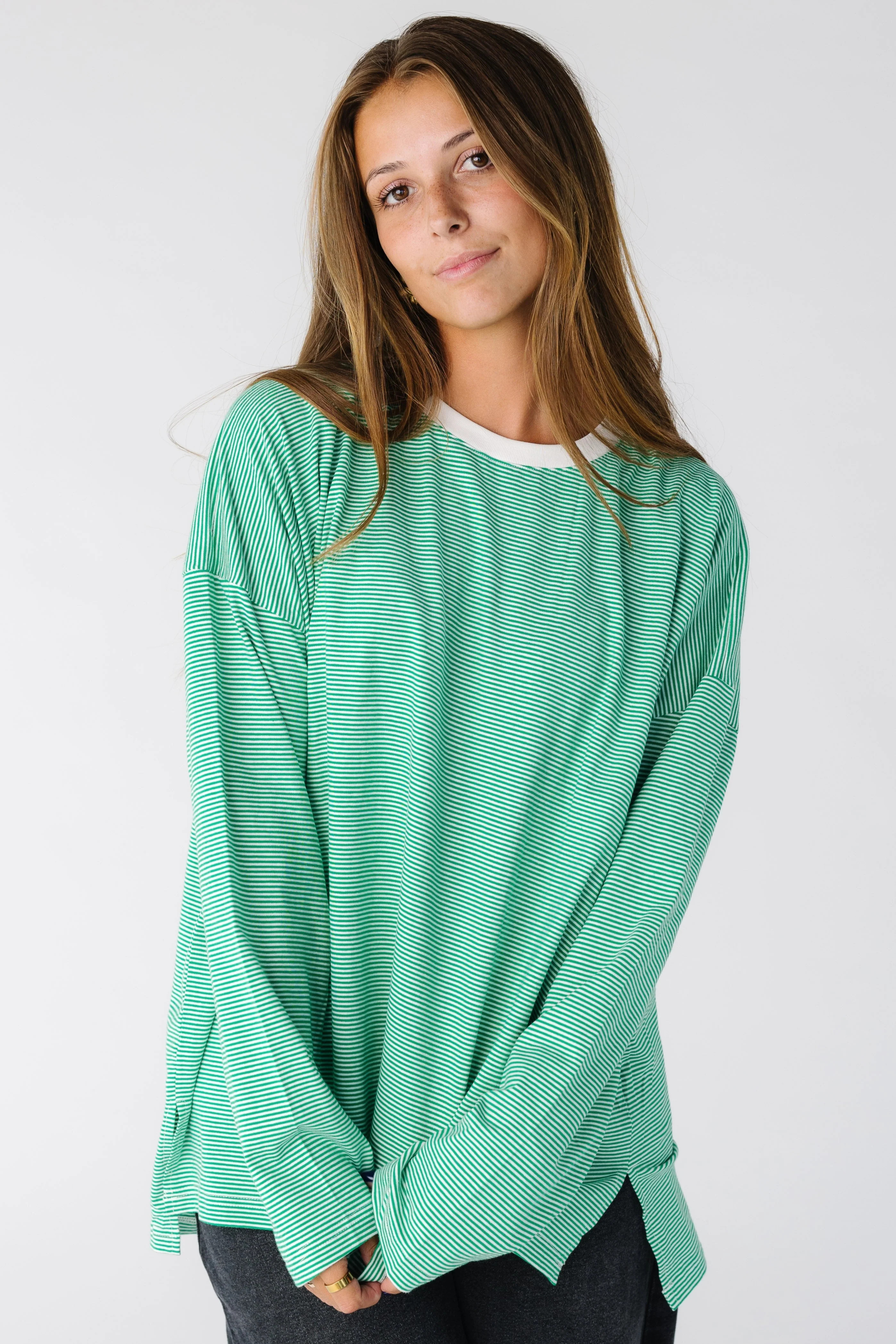 Collin Striped Knit Top | Called To Surf