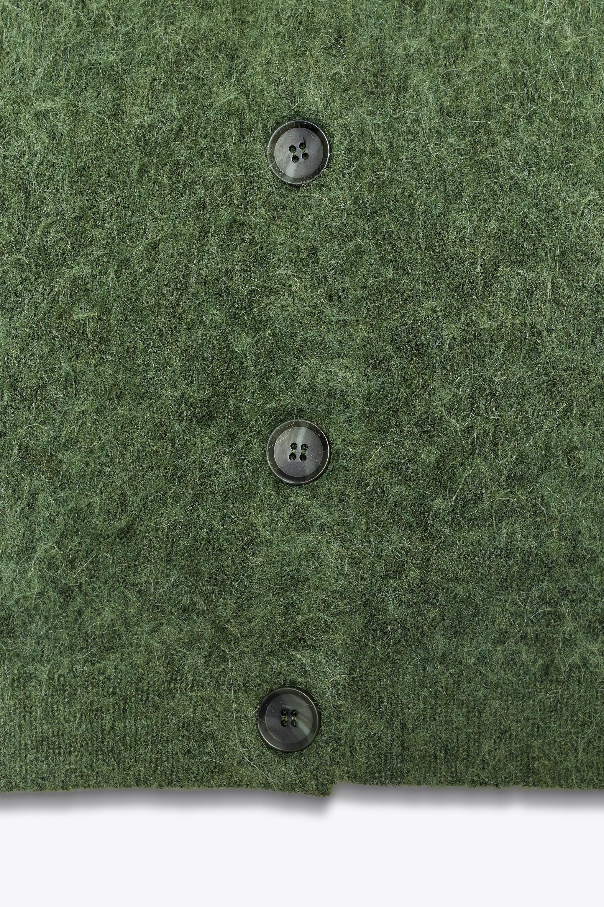 SHORT SLEEVE KNIT CARDIGAN | Zara US