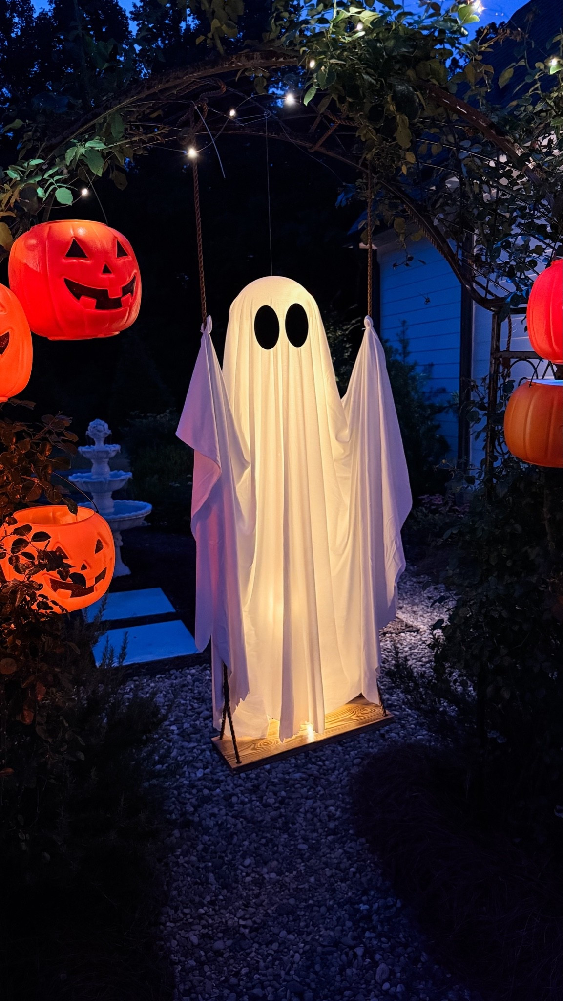 Check out this Swinging Ghost for the perfect outdoor Halloween decoration!!! 👻👻👻 I have a feeling this one is going to sell fast, so get yours soon to enjoy for the season!!! ✨

#LTKSeasonal #LTKHome