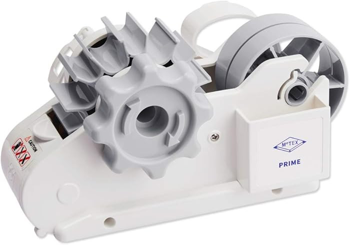 MoTEX Tape Dispenser Compatible with 3 Inch Core Tapes, 3 Rolls of Transparent Tapes with Dispens... | Amazon (US)