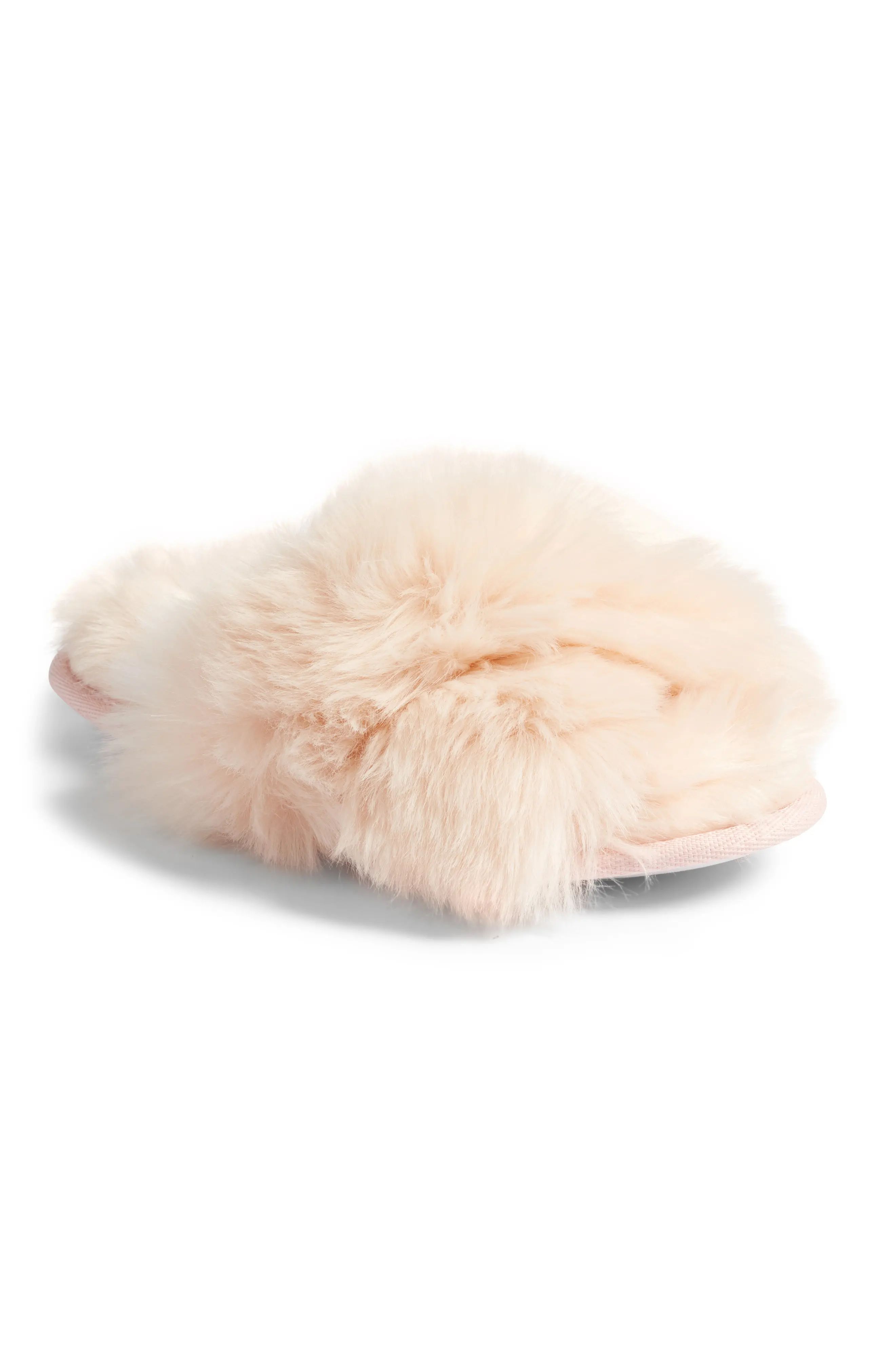 Cuddle Plush Faux Fur Scuff Slipper | Nordstrom