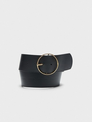 Leather Circle Buckle Belt | Banana Republic (US)