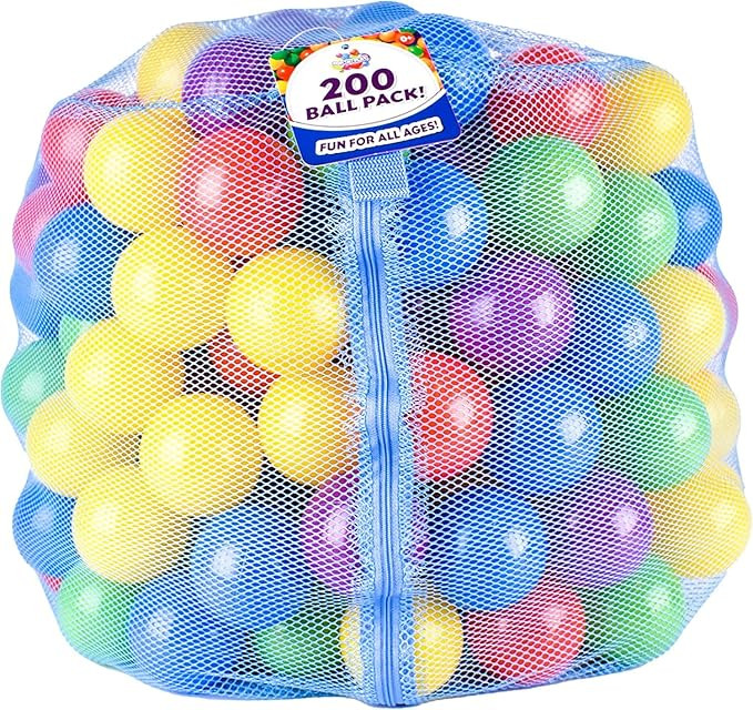 Sunny Days Entertainment 200 Ball Pit Balls for Kids – Plastic Ball Refill Pack for Kids | Phth... | Amazon (US)