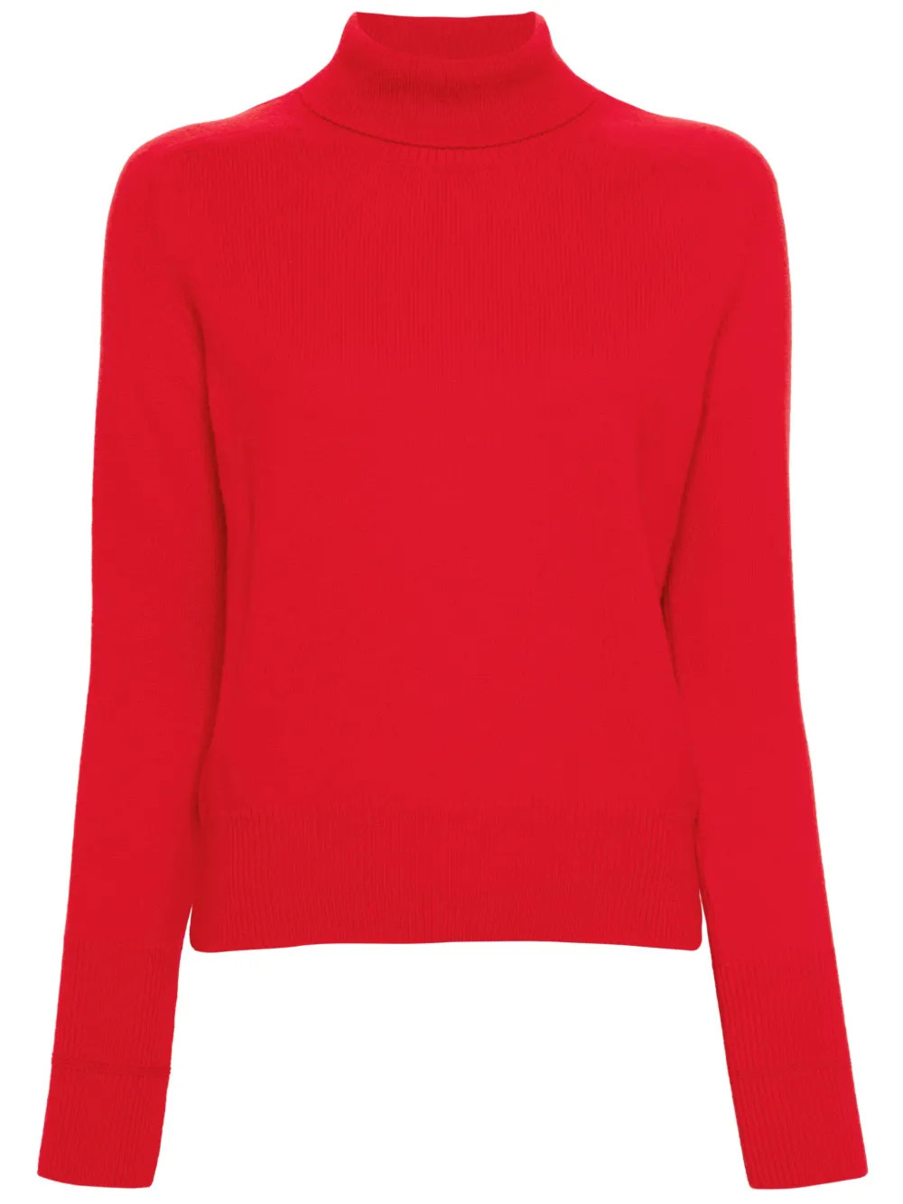 Victoria Beckham roll-neck Wool Jumper | Red | FARFETCH AU | Farfetch Global