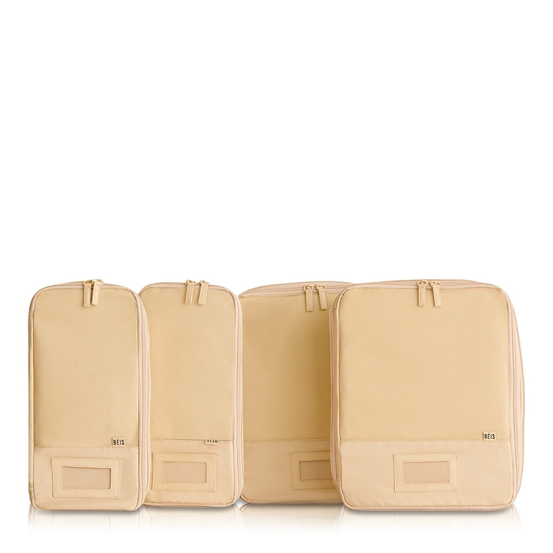 BEIS The Compression Packing Cubes, Set of 4 in Beige | Bloomingdale's (US)