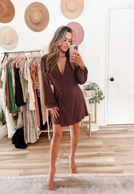 Super cute brown long sleeve dress. Use code ASHLEY25 for a discount 

#LTKSeasonal #LTKstyletip #LTKunder100