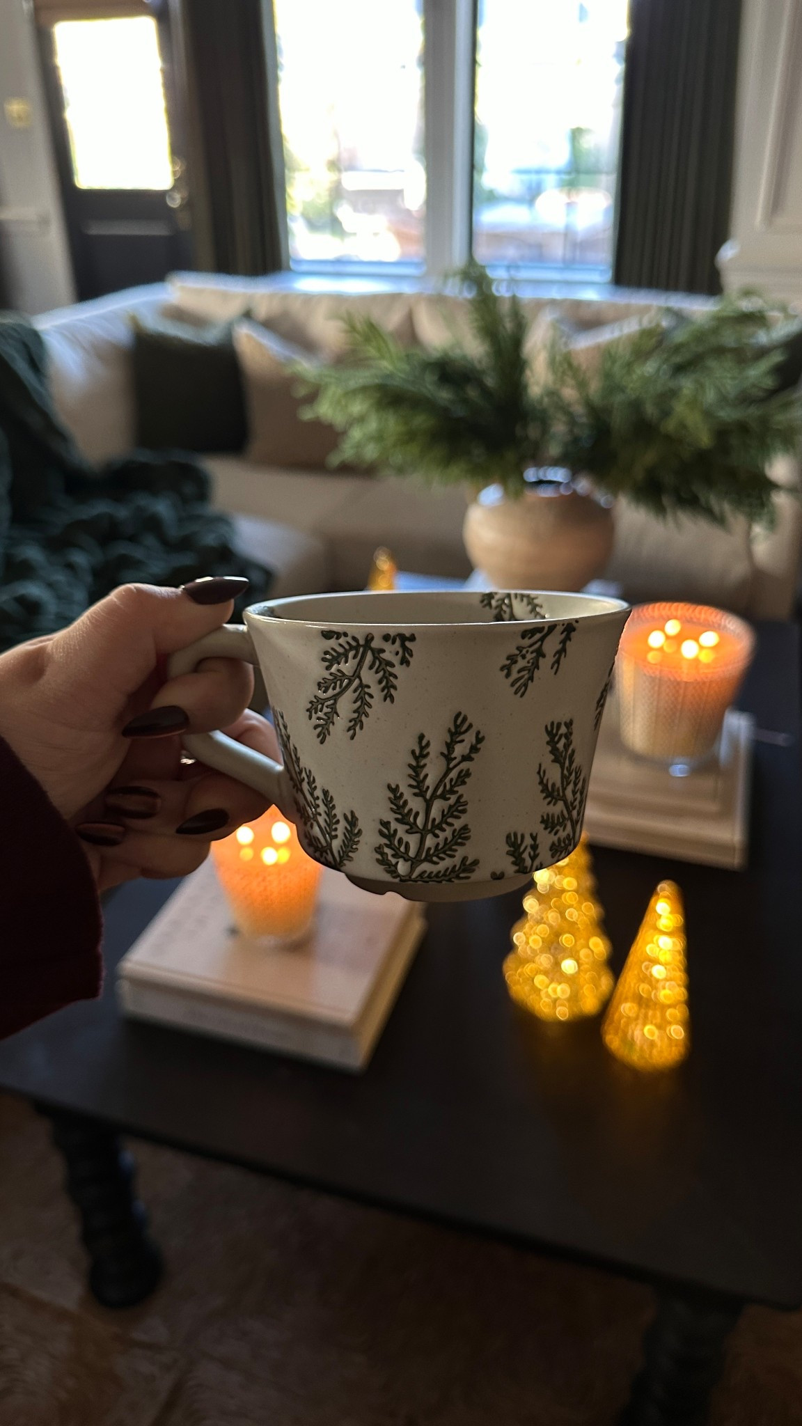 New fave winter mug from Amazon. It’s so cute and I love the little leaves! They also have ones that have other leaves that are non seasonal but this one just looks wintery to me!

#LTKHome #LTKHoliday